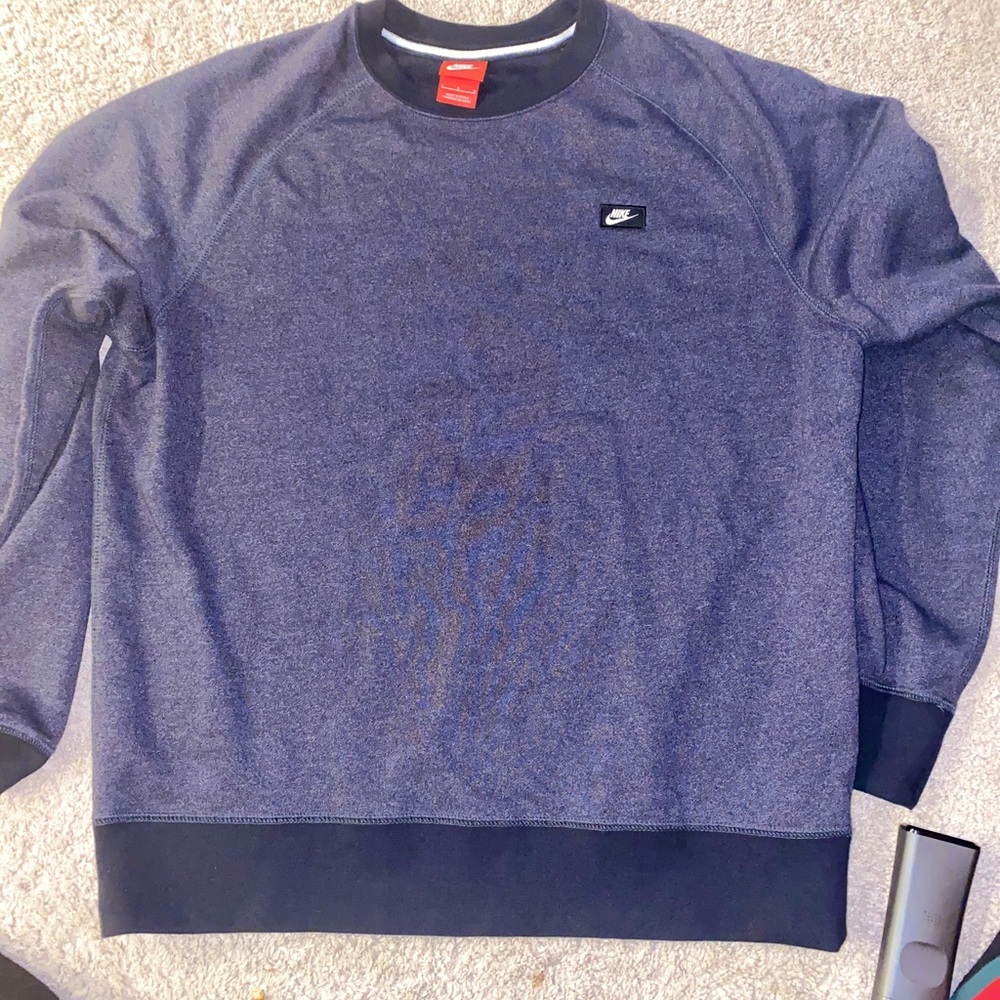 Nike men’s large sweatshirts grey